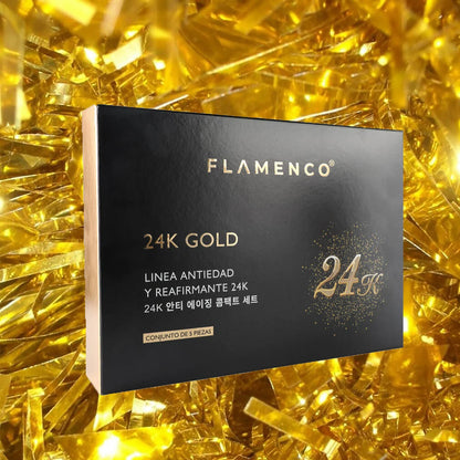 Kit Skin Care Línea 24K Gold Flamenco