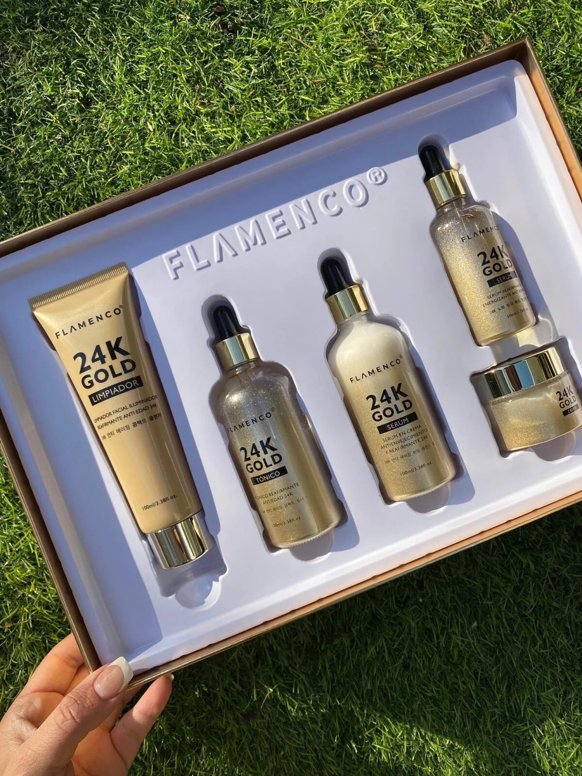 Kit Skin Care Línea 24K Gold Flamenco